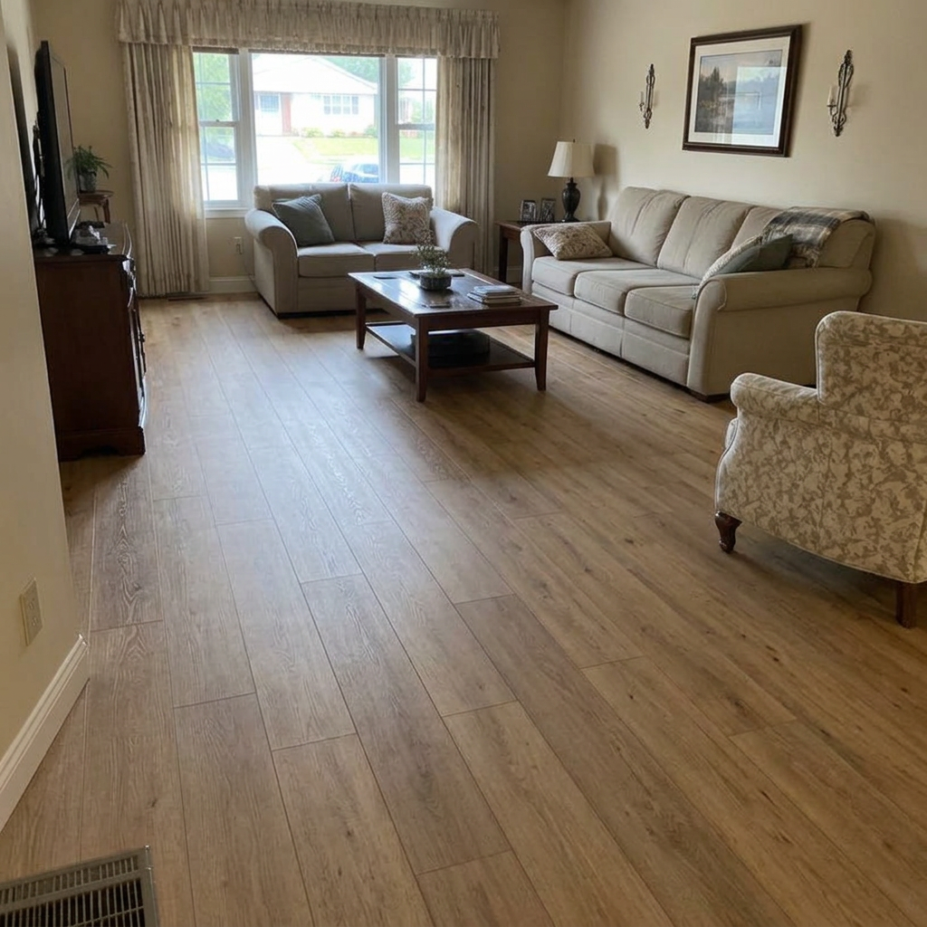 After — Living room refresh — Cherry Hill