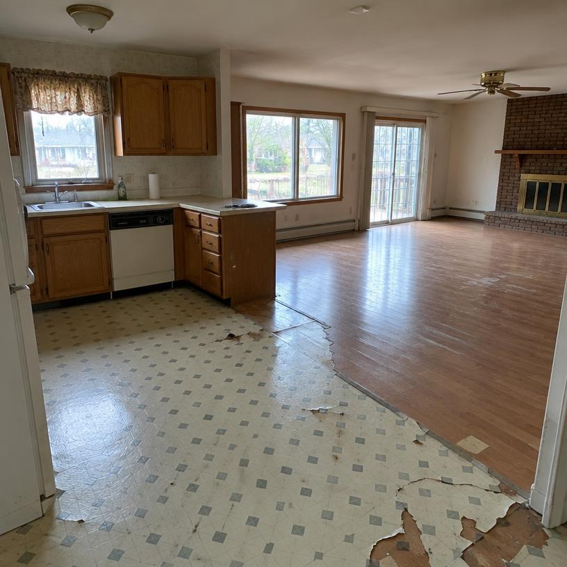 Before — Whole-home luxury vinyl — Marlton